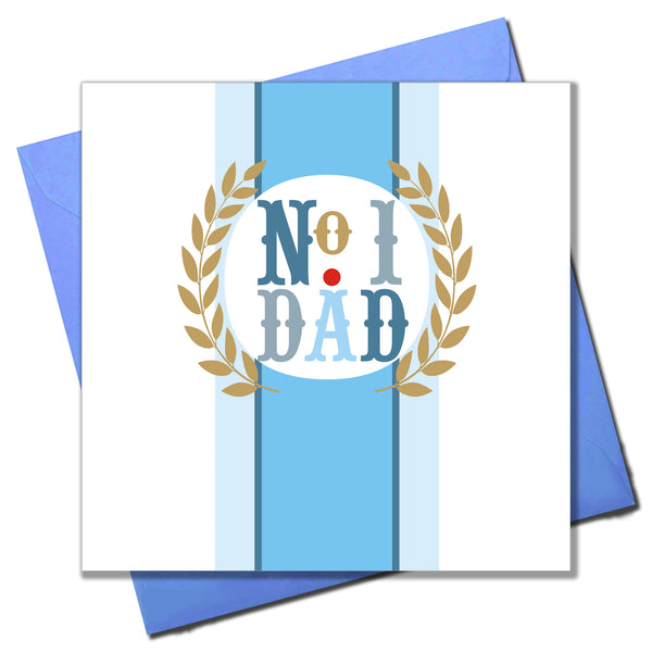 Father's Day Card, Medal Winner, No. 1 Dad